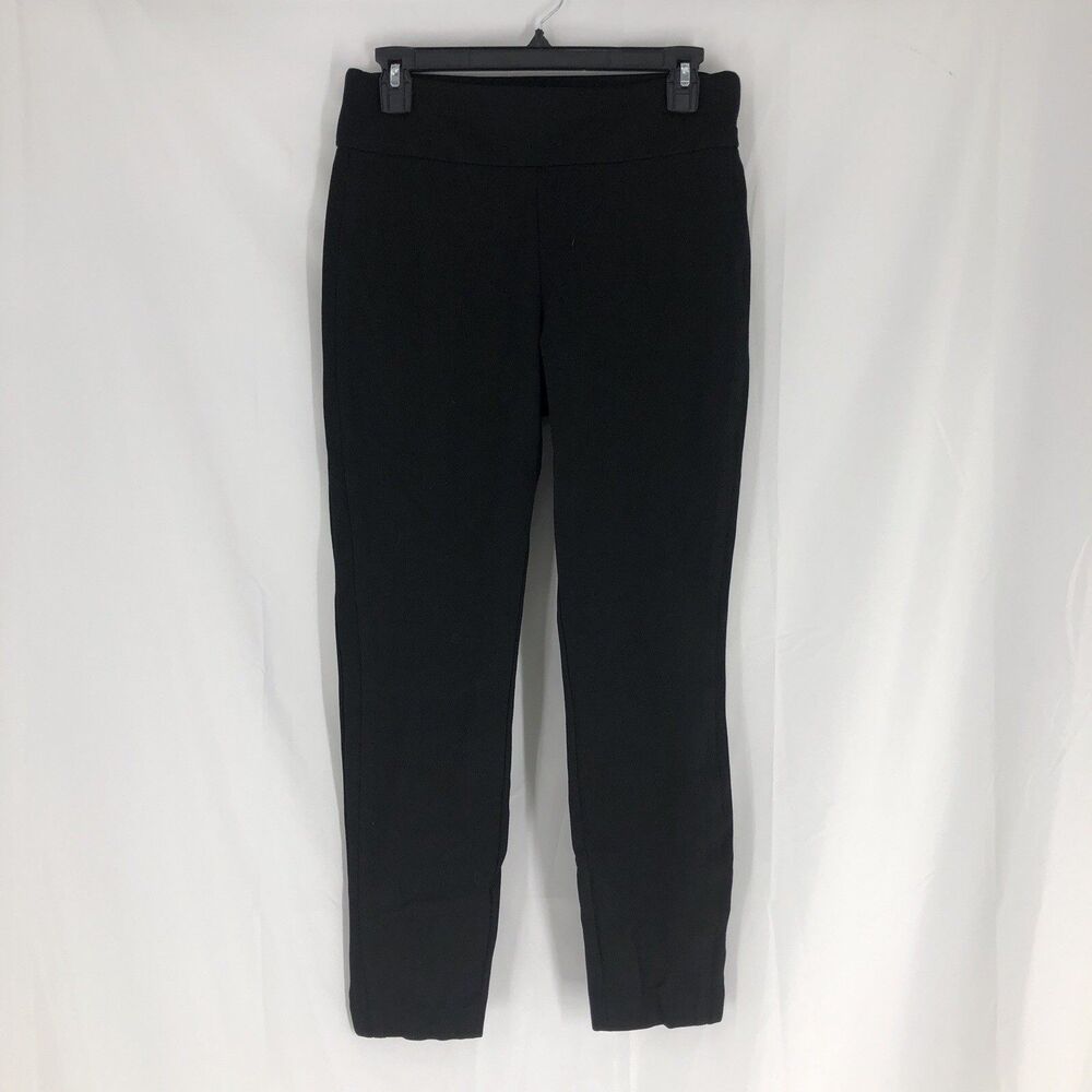 Express Skinny Pants Womens Size Medium Black Pull On Stretch Career Ankle Work